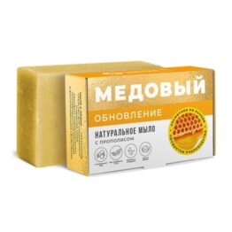 Натуральное мыло с прополисом «Крымский лекарь • Медовый» - Обновление