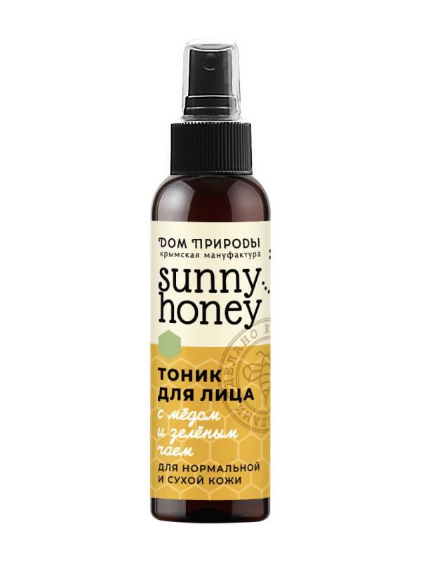 Тоник для лица с медом и зеленым чаем «Sunny Honey» - Для нормальной и сухой кожи